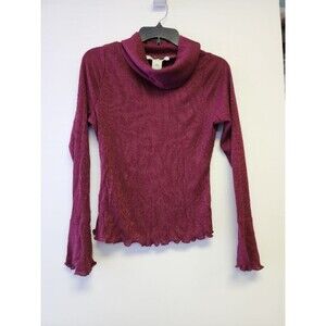 American Rag Ribbed Pullover Sweater, Zinfandel Sz L